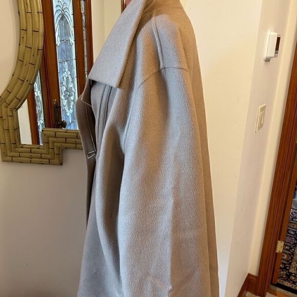 Women’s Akris 100% camel hair double face coat size 8 made in Italy - Picture 4 of 10